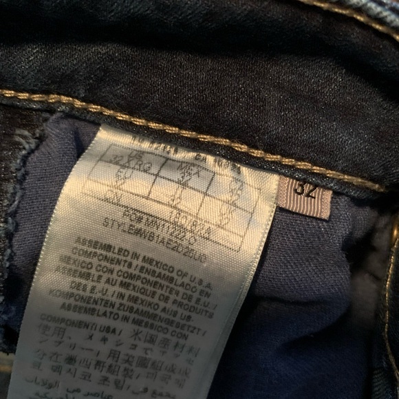 Women’s guess bootcut blue jeans. Size 32. Low rise. - Picture 4 of 5